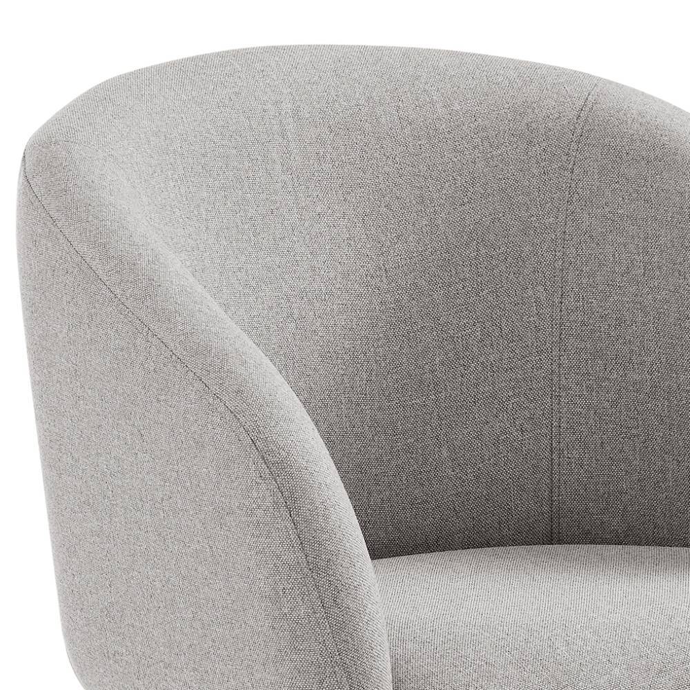 Polsterstuhl Esszimmer Ewarton mit Armlehnen im Skandi Design (2er Set)