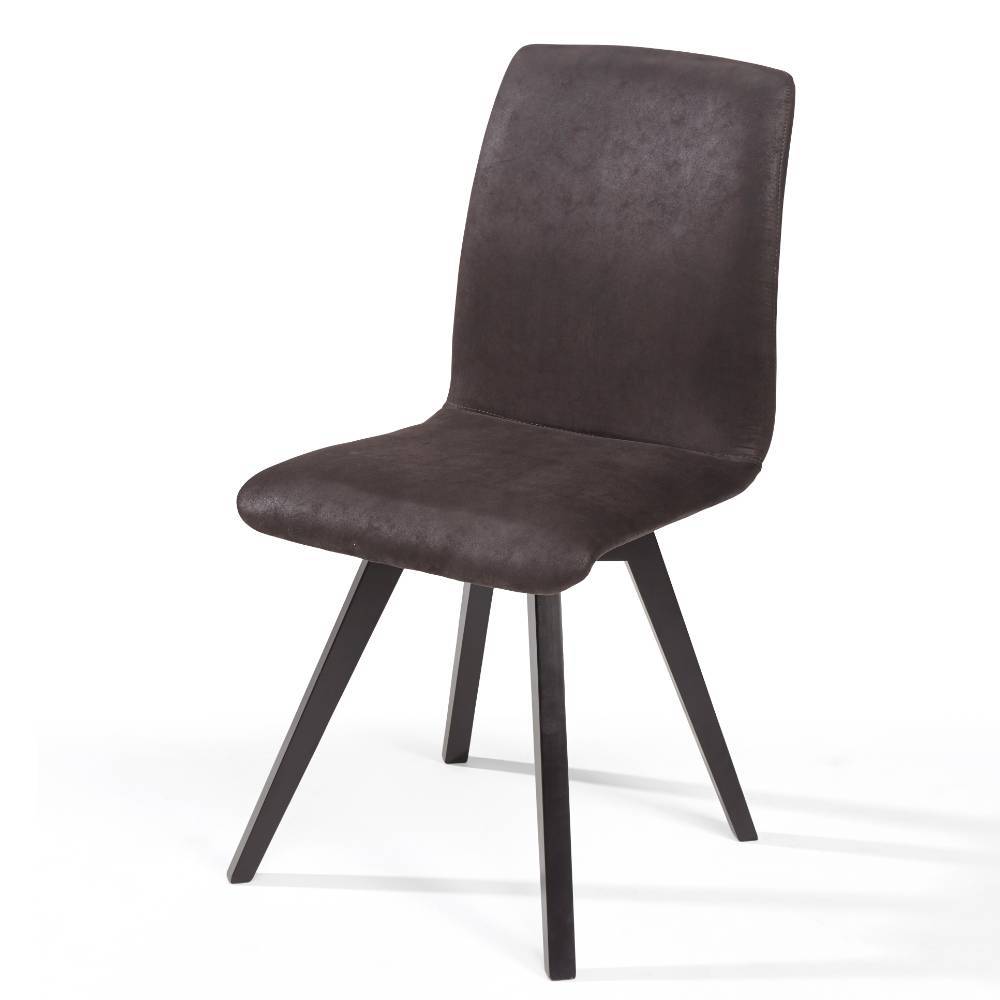 Essstuhl Curedo in modernem Design aus Microfaser (2er Set)