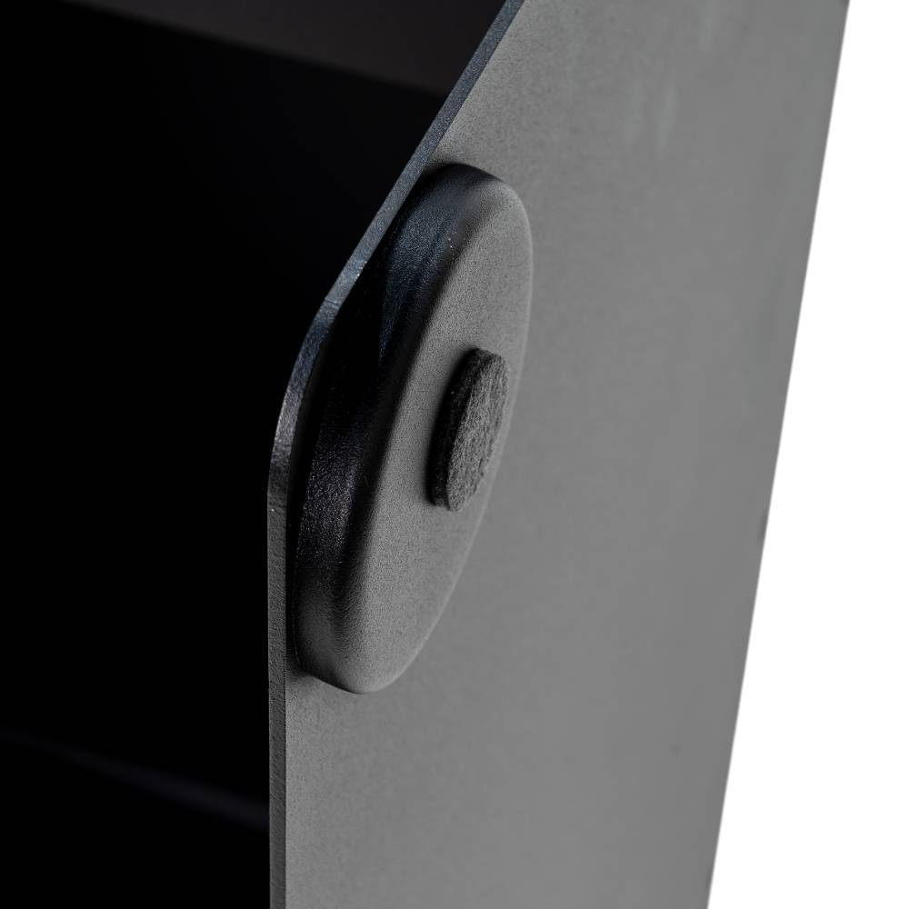 Beistelltisch Sofa Eradis in Schwarz aus Stahl