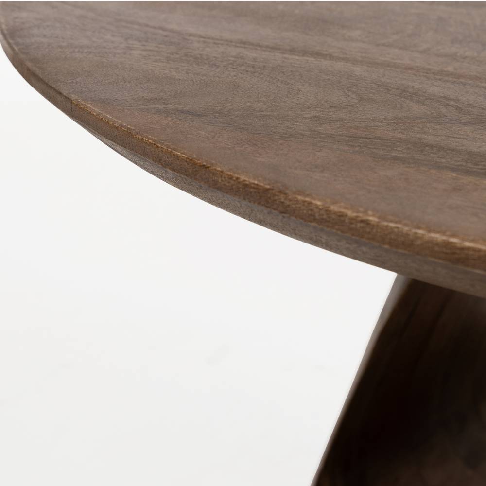 Beistelltisch Magnus in modernem Design aus Mangobaum Massivholz