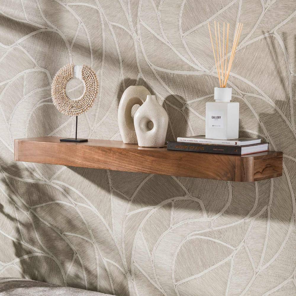Holzregal Odrato aus Akazie Massivholz 100 cm breit