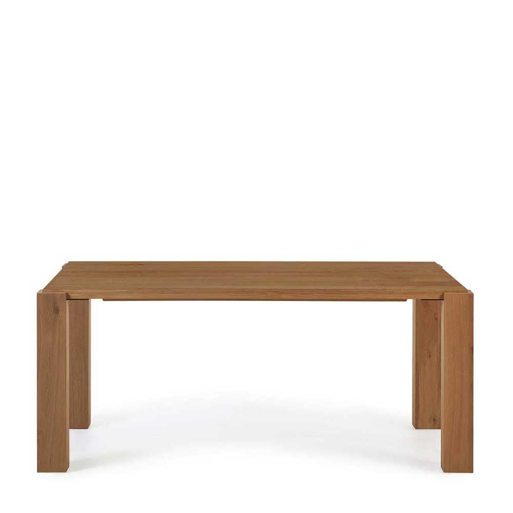 Moderner Esszimmer Tisch Elani in Eichefarben 160 cm breit