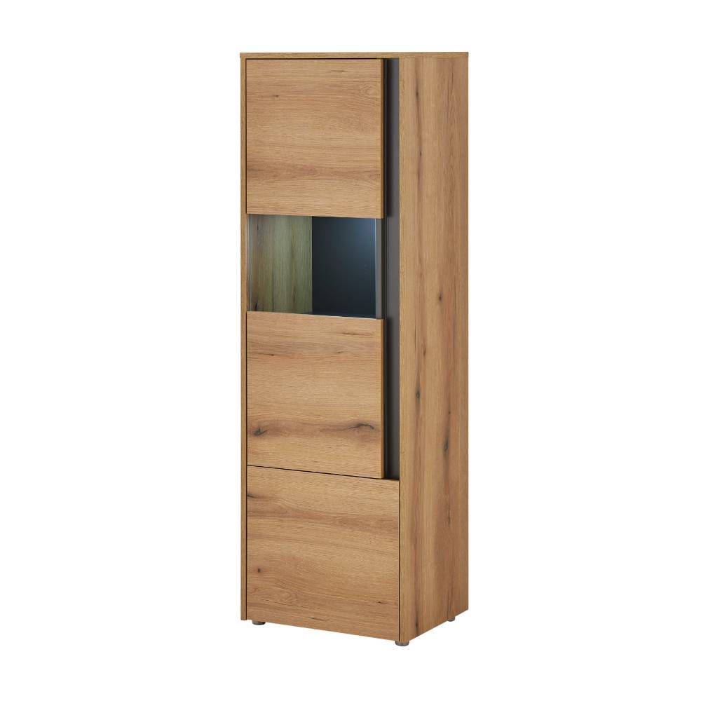 Schrankwand Wohnzimmer Castilla in modernem Design fünfteilig (fünfteilig)