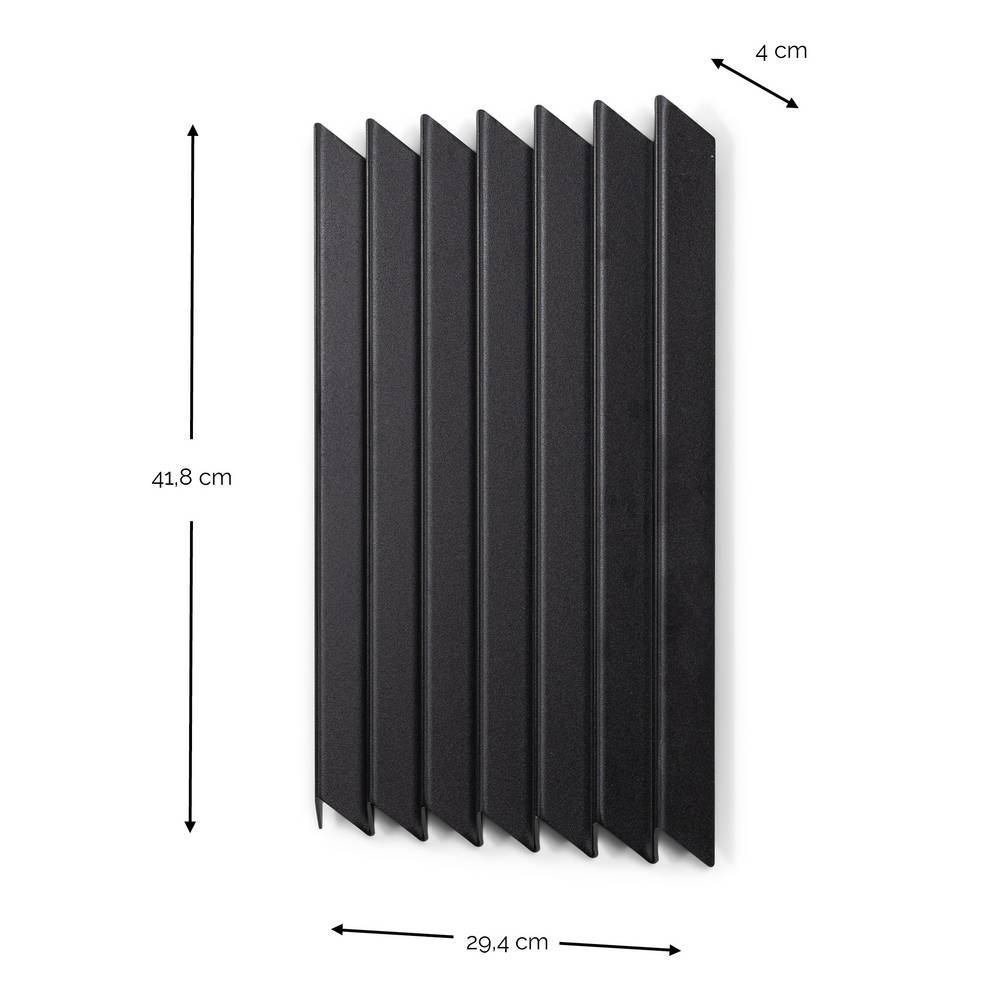 Wandgarderobenleiste Cabarete in modernem Design pulverbeschichtet