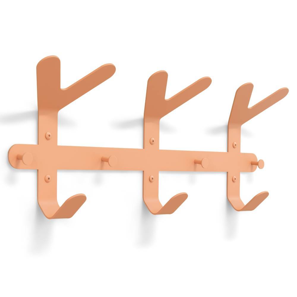 Wandgarderobenleiste Ryus mit 13 Kleiderhaken 66 cm breit