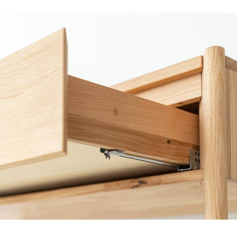 Schminkkonsole Gravura aus Eiche Massivholz in modernem Design