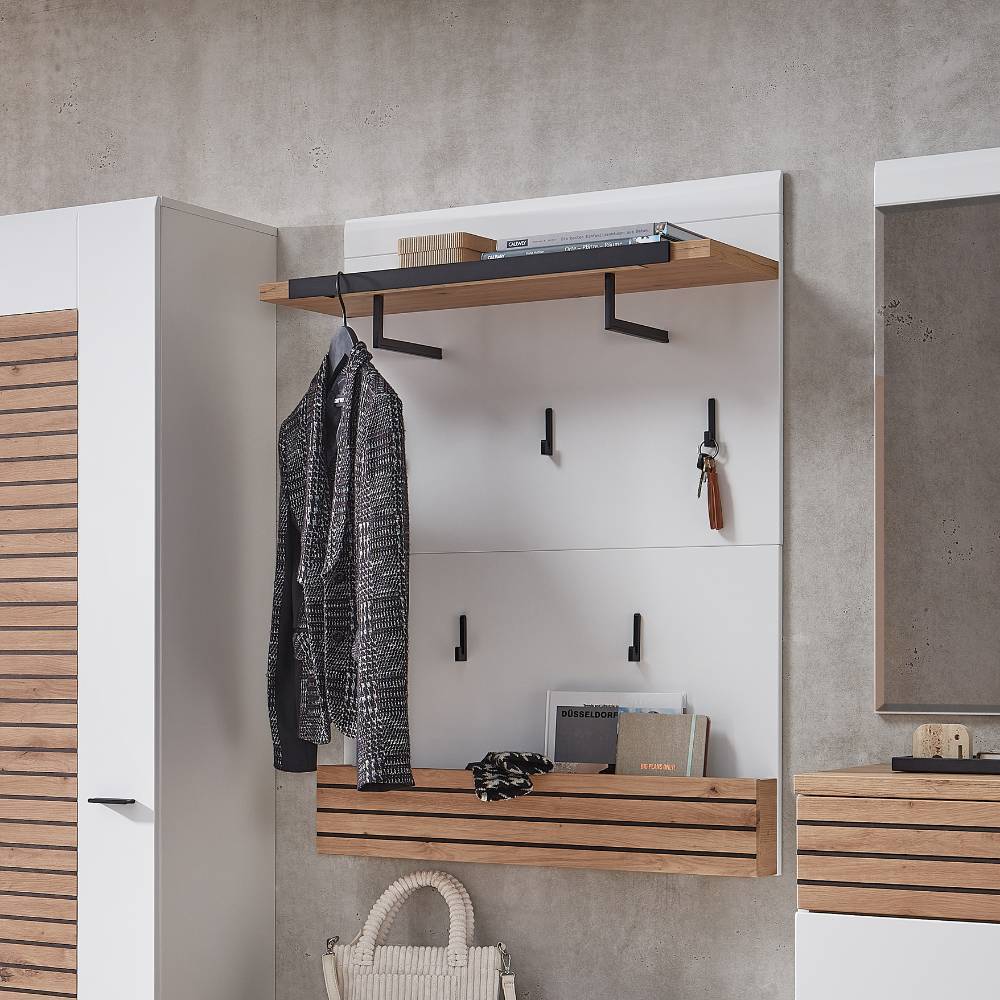 Garderobenpaneel Luzie in modernem Design 80 cm breit