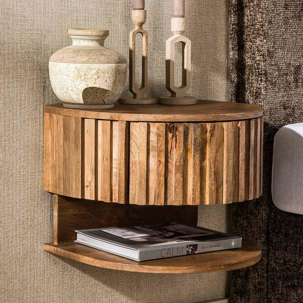 Nachtkonsole Teshion in modernem Design für die Wandmontage