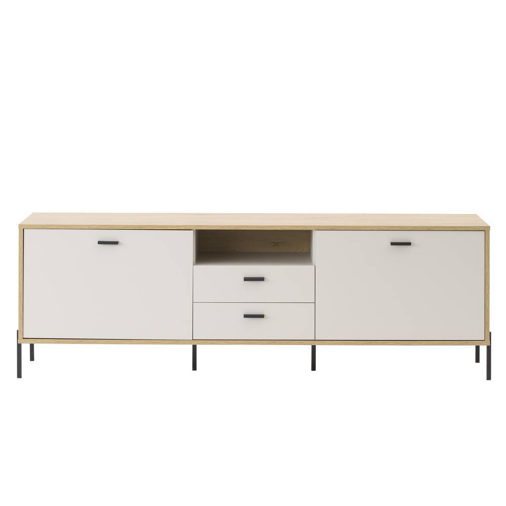 TV Lowboard Zimena 195 cm breit mit einem offenen Fach