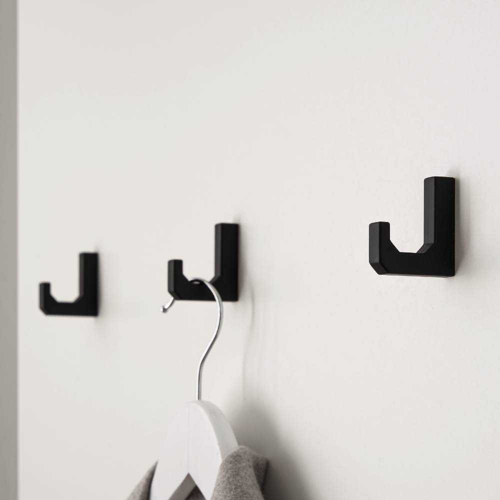 Wandgarderobe Fricossa in Weiß mit 3 Kleiderhaken