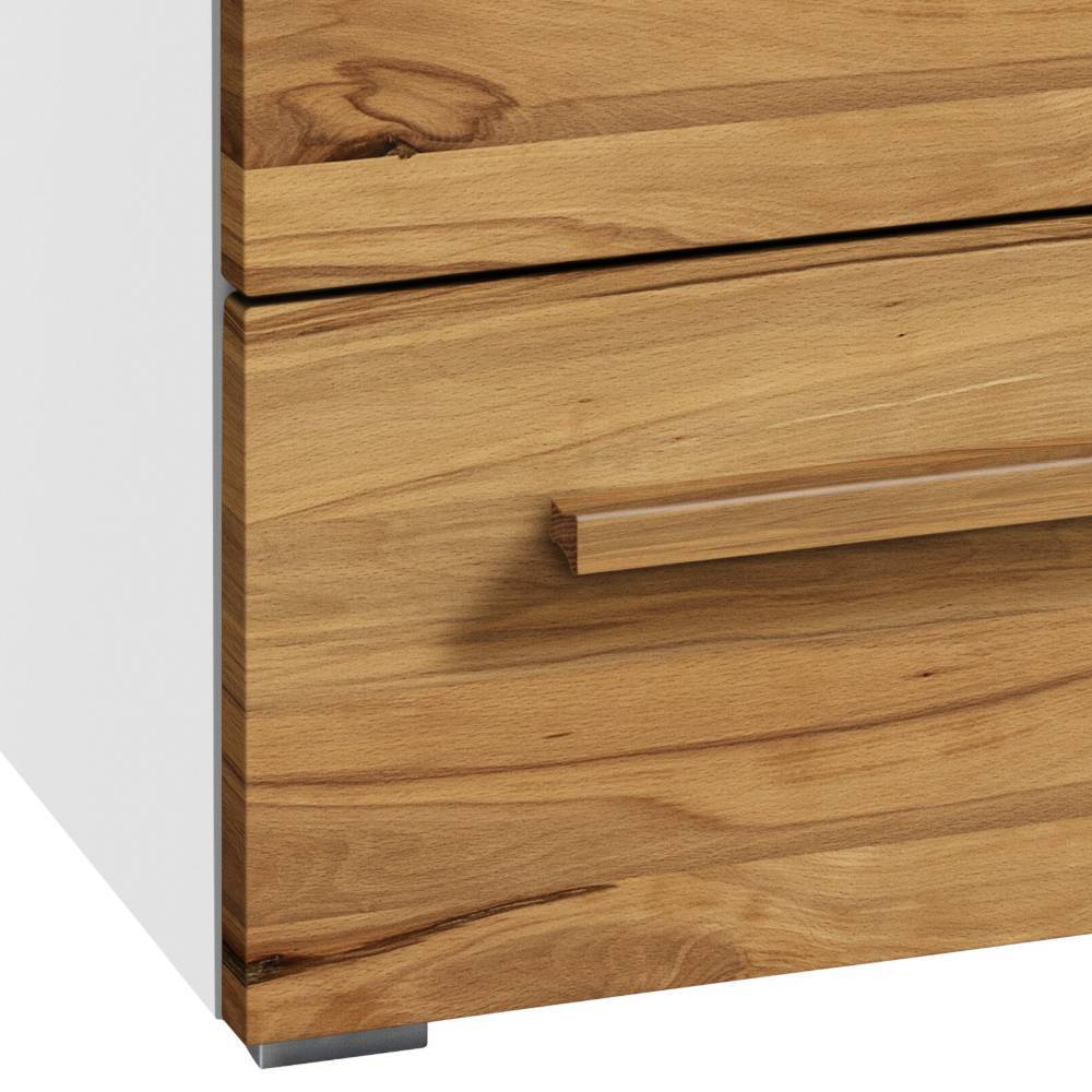 Esszimmersideboard Denys in Wildbuchefarben und Weiß