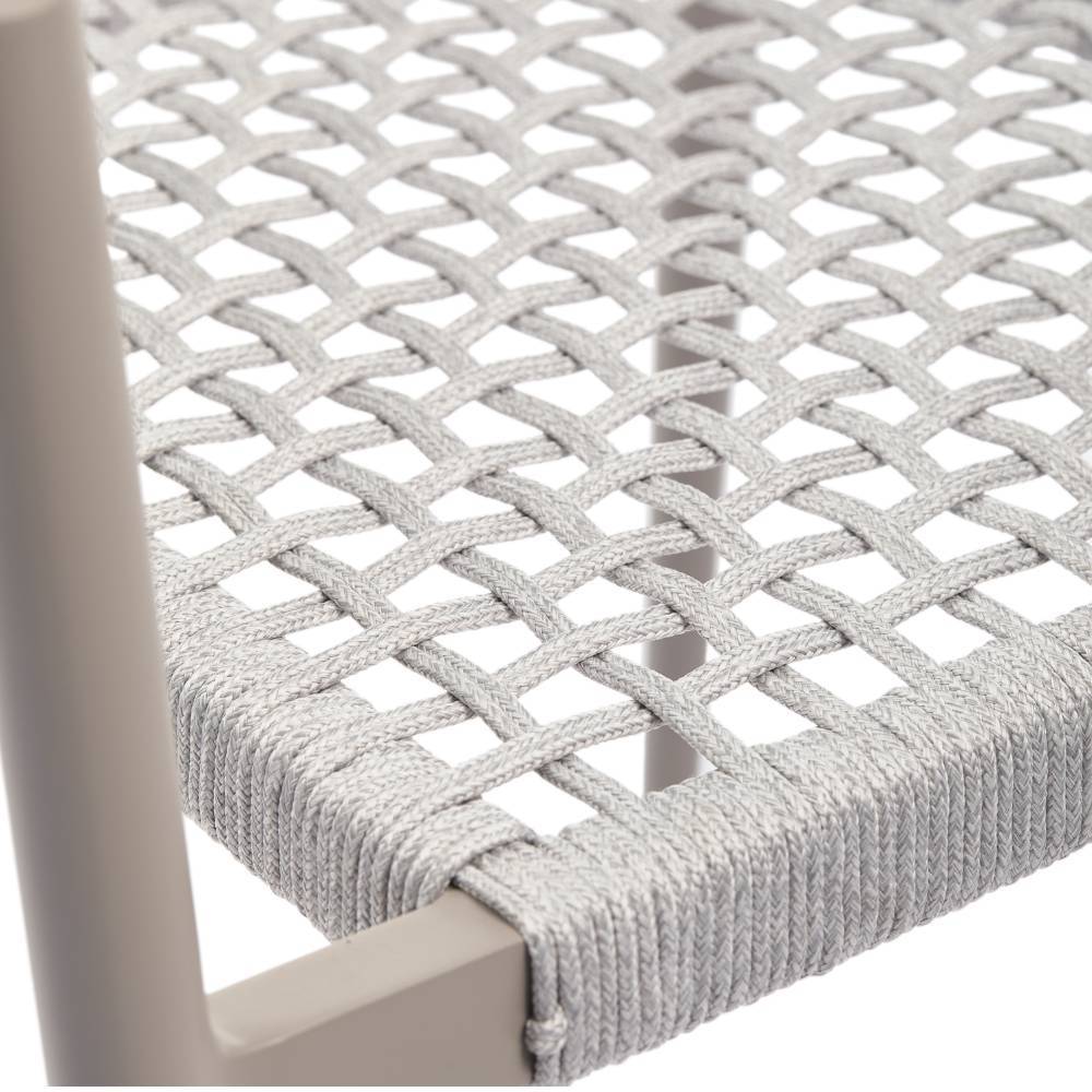 Outdoor Stühle Rabima aus Kordel und Aluminium (2er Set)
