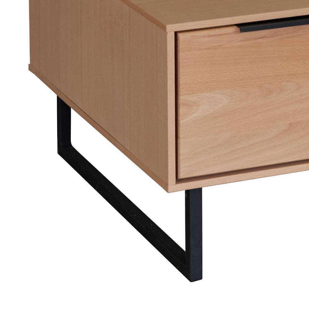 Couchtisch Zella in modernem Design mit zwei Schubladen