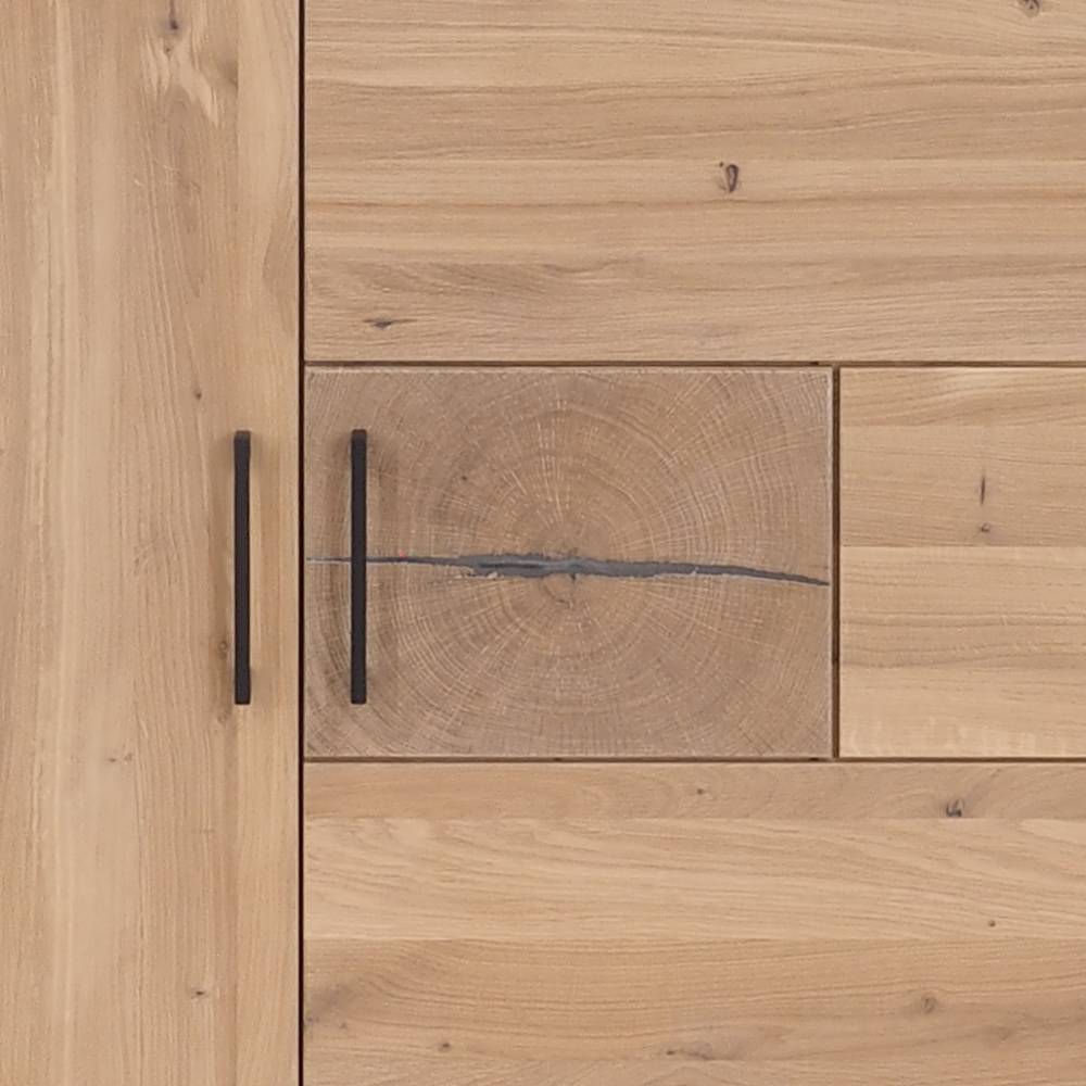 Vitrinenschrank Artjes in Eiche Bianco geölt