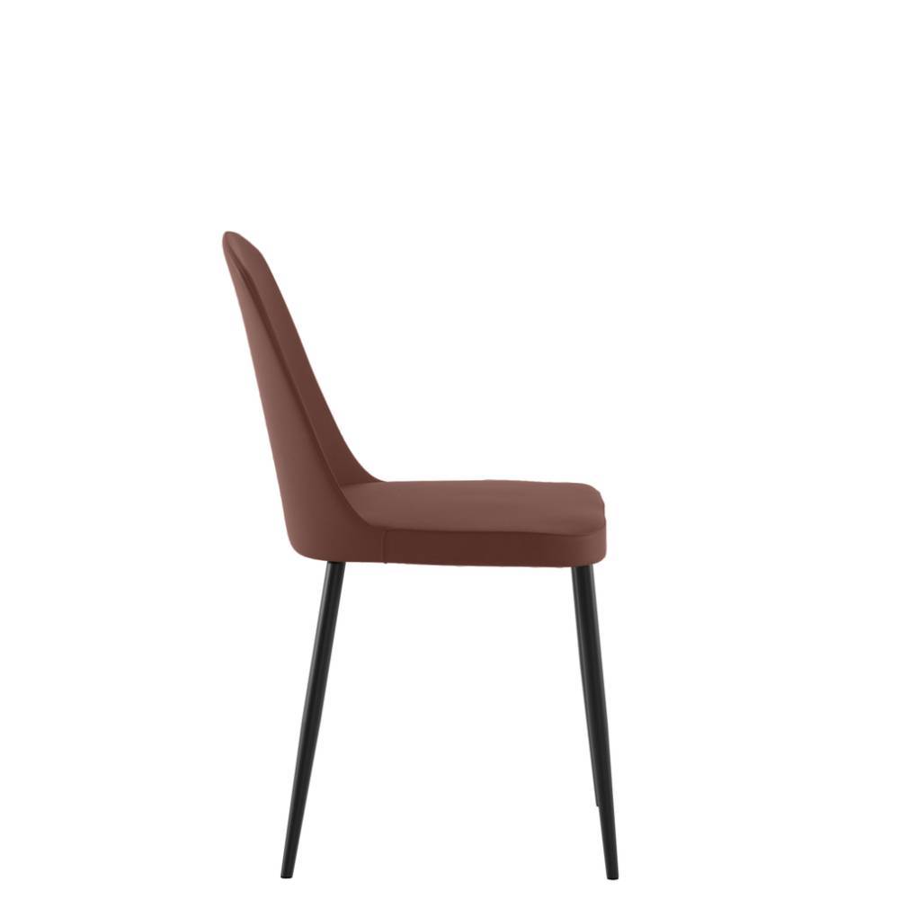 Esstischstuhl Lakos mit Gestell aus Metall in modernem Design (4er Set)