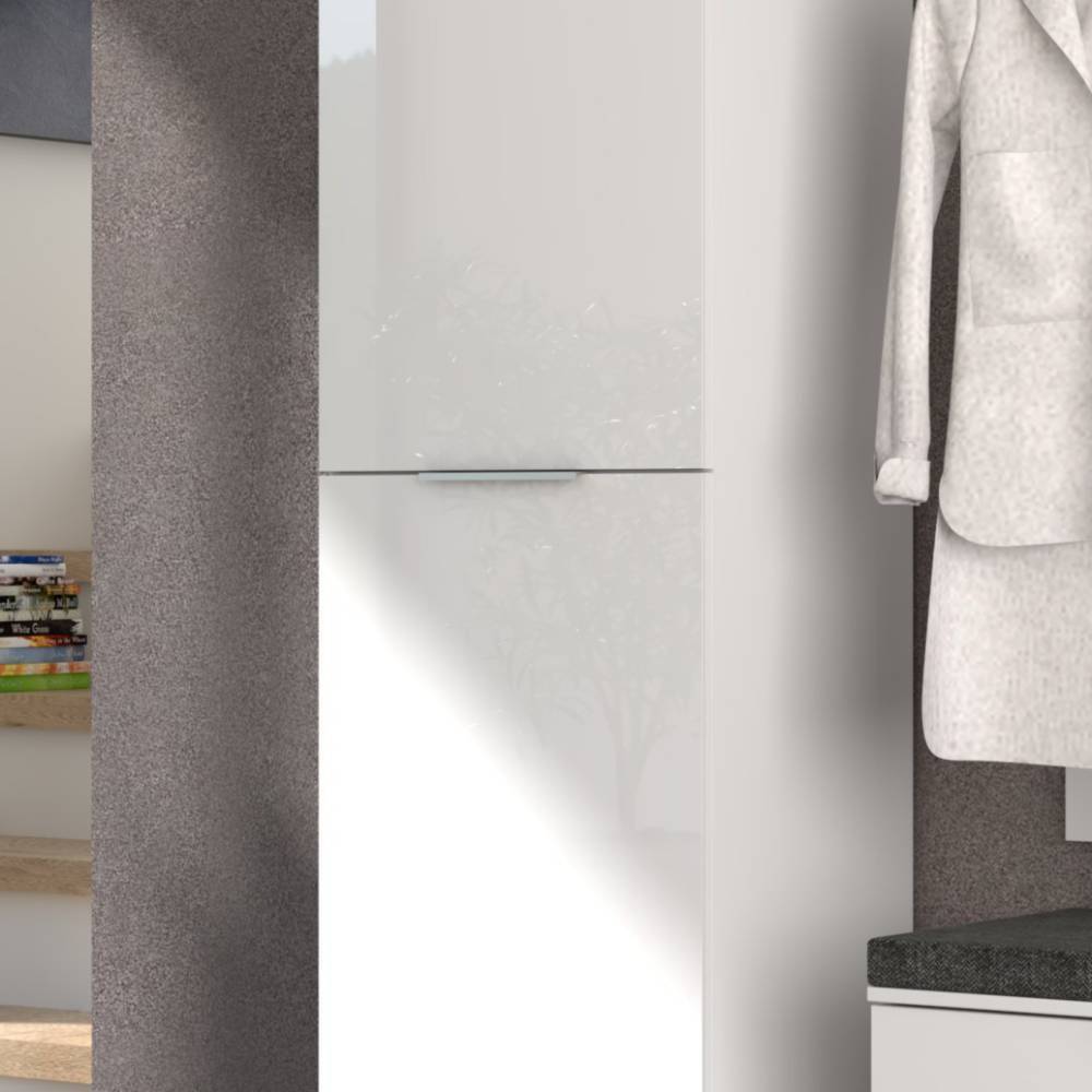 Flurmöbel Set Pandoro in modernem Design mit Sitzpolster Auflage (fünfteilig)