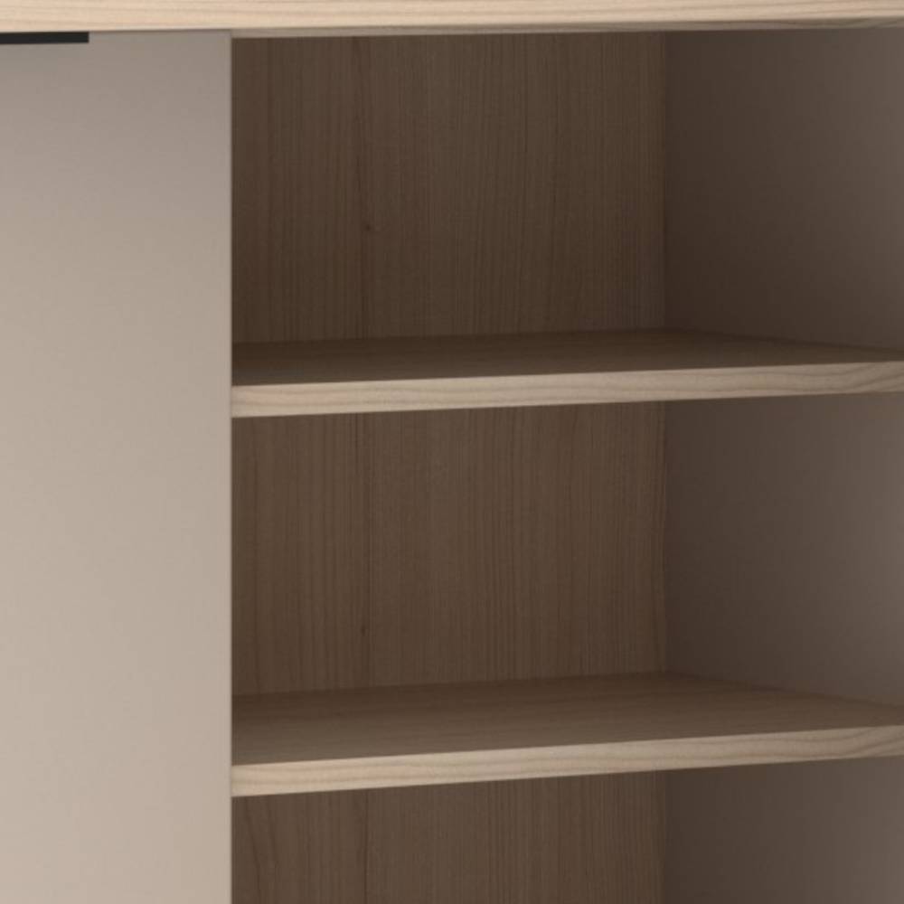 Garderobenkommode Jasefiana in modernem Design mit Drehtüren