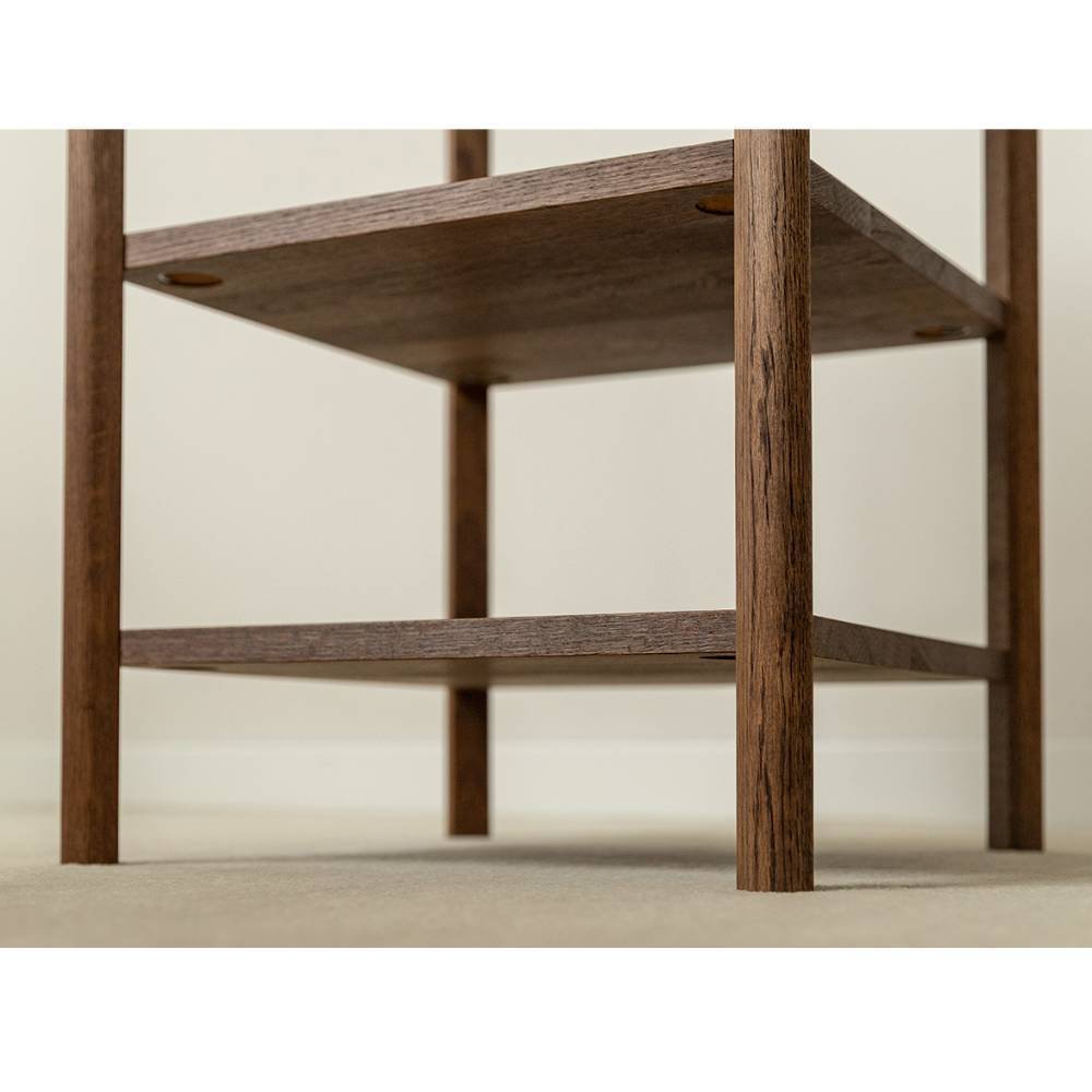 Echtholz Regal Sona in Eiche Tabacco 60 cm hoch - 43 cm breit