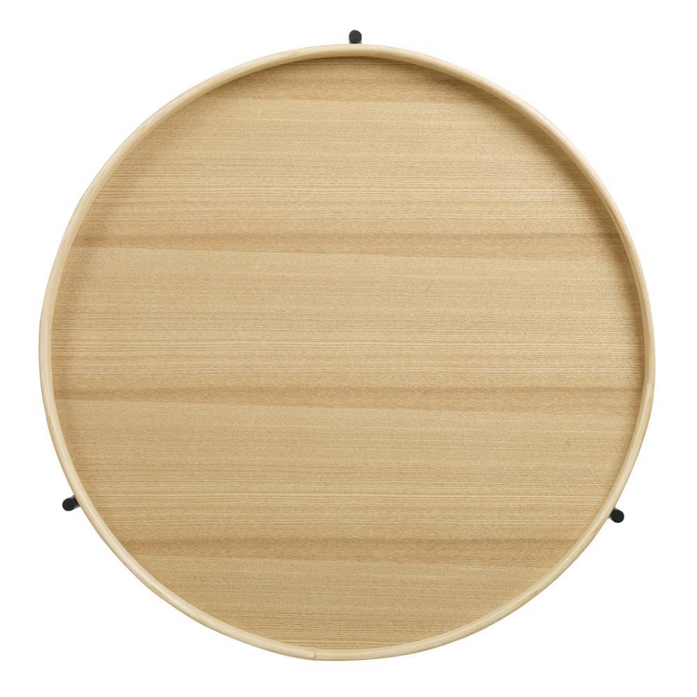 Zweisatztisch Snoudy in runder Form im Skandi Design (zweiteilig)