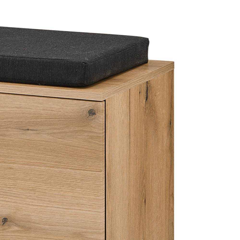 Garderobenbank Nemphia inklusive Sitzpolster Auflage 80 cm breit