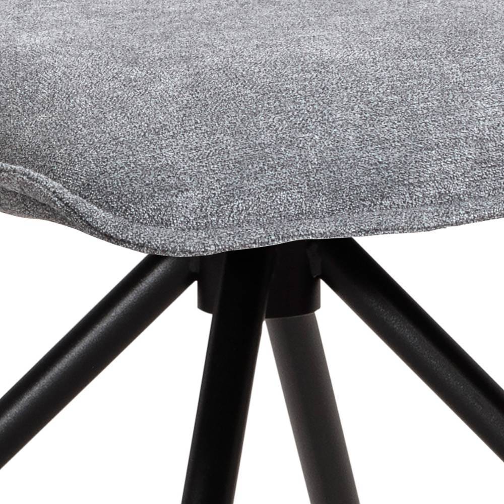 Esstisch Stühle Cementa in modernem Design mit Gestell aus Metall (2er Set)