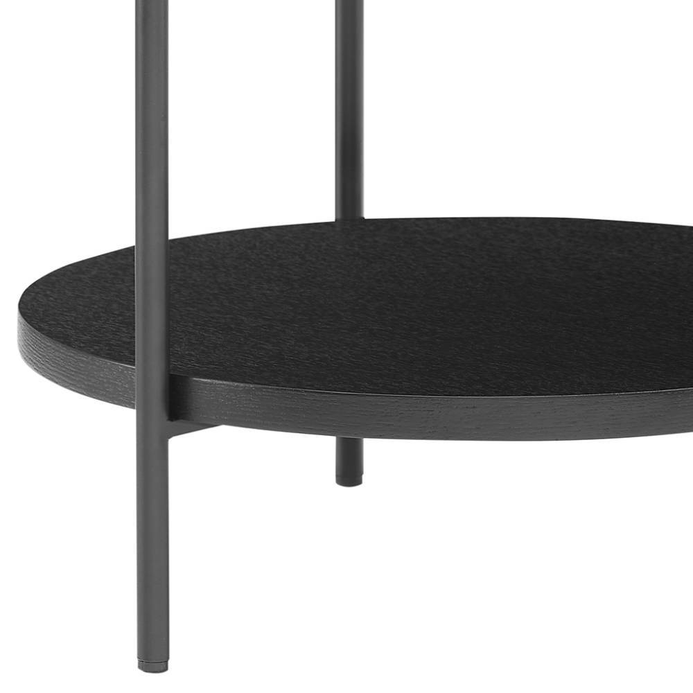 Beistelltisch Sofa Nurez in Schwarz 49 cm hoch
