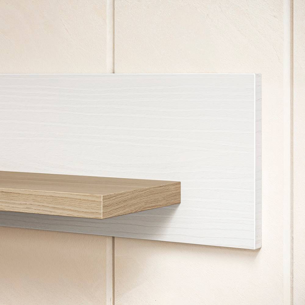 Wohnzimmer Anbauwand Labrassa im Skandi Design 251 cm breit (dreiteilig)