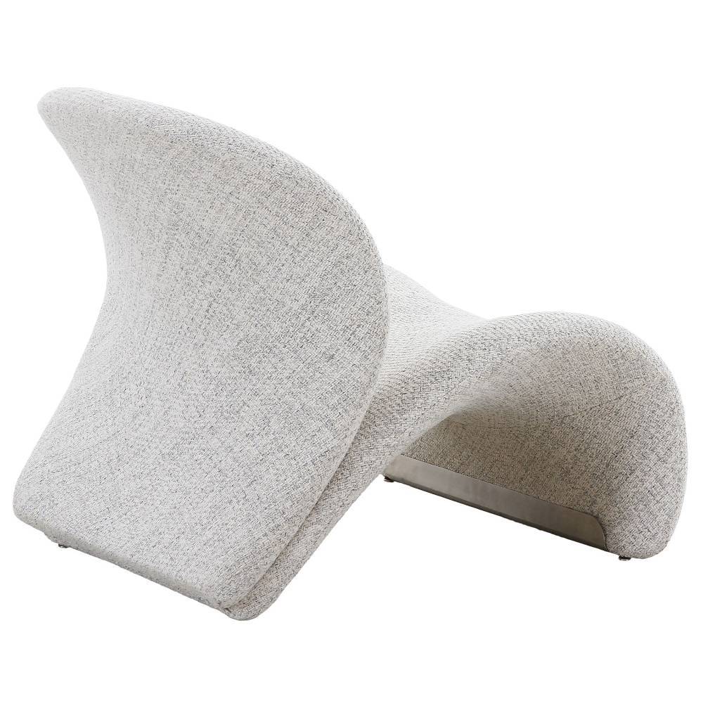 Designer Sessel Andra aus Boucle Stoff in Beige