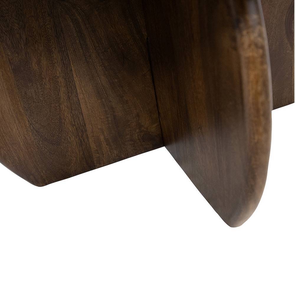 Beistelltisch Langton aus Mangobaum Massivholz in modernem Design