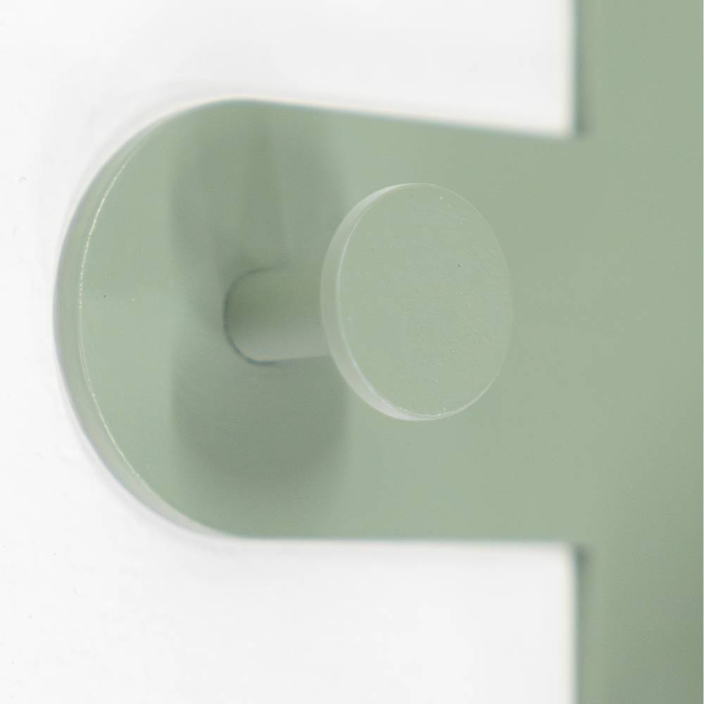 Wandgarderobenleiste Hisa in modernem Design aus Stahl