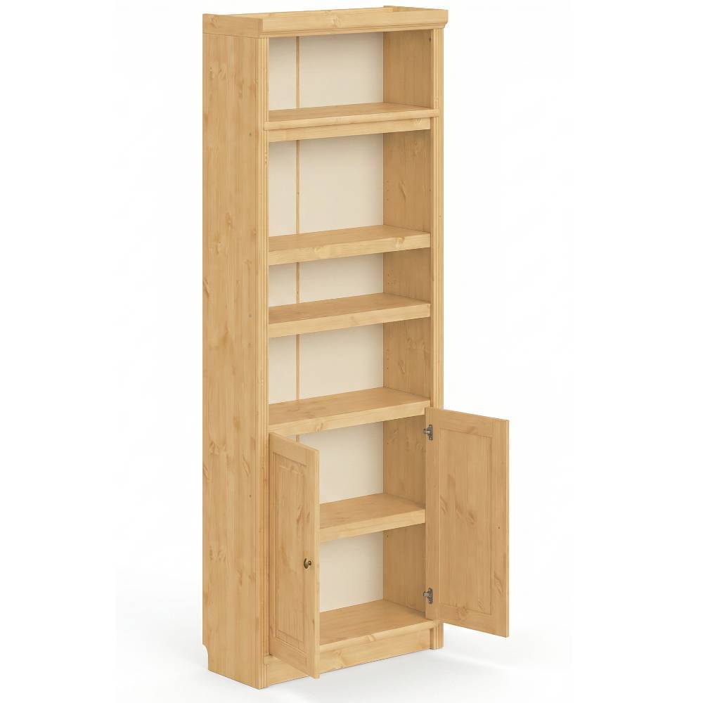 Regalschrank Claros aus Kiefer Massivholz im Landhausstil