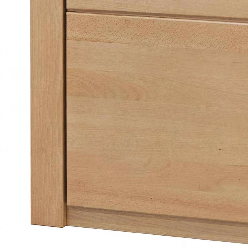 Highboard Zella in Kernbuchefarben mit Glastür rechts