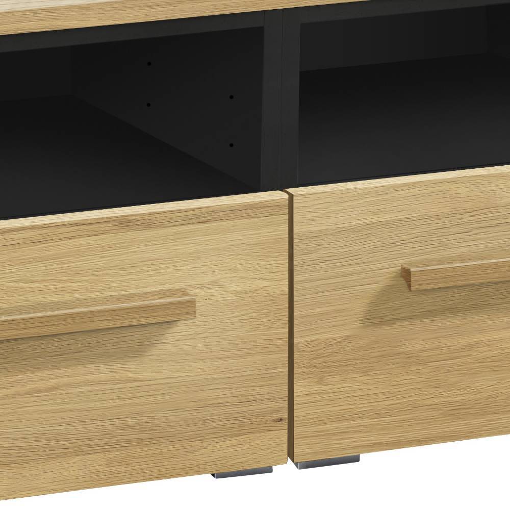 Kommode Kyras 90 cm breit mit zwei Schubladen