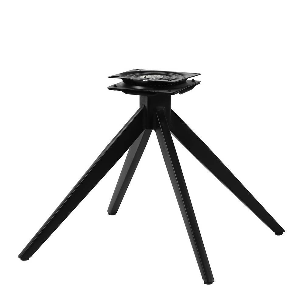 Polsterstuhl Brutannia aus Boucle Stoff um 360 Grad drehbar