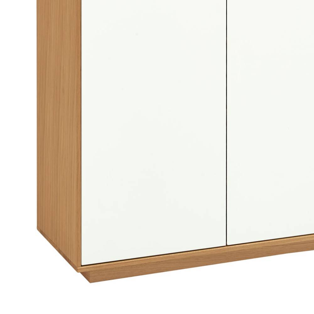 Dielenschrank Nikolas mit zwei Schubladen 37 cm tief