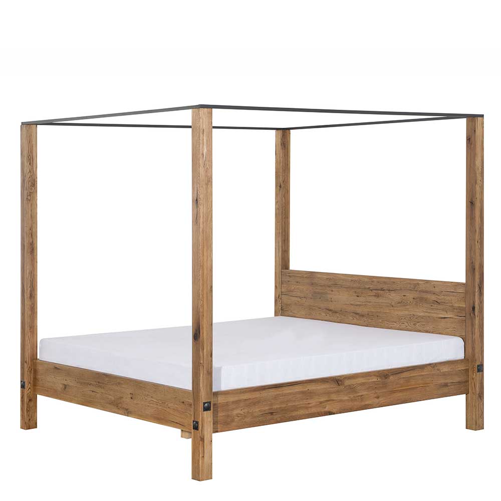 Himmelbett Amigo in Sumpfeichefarben