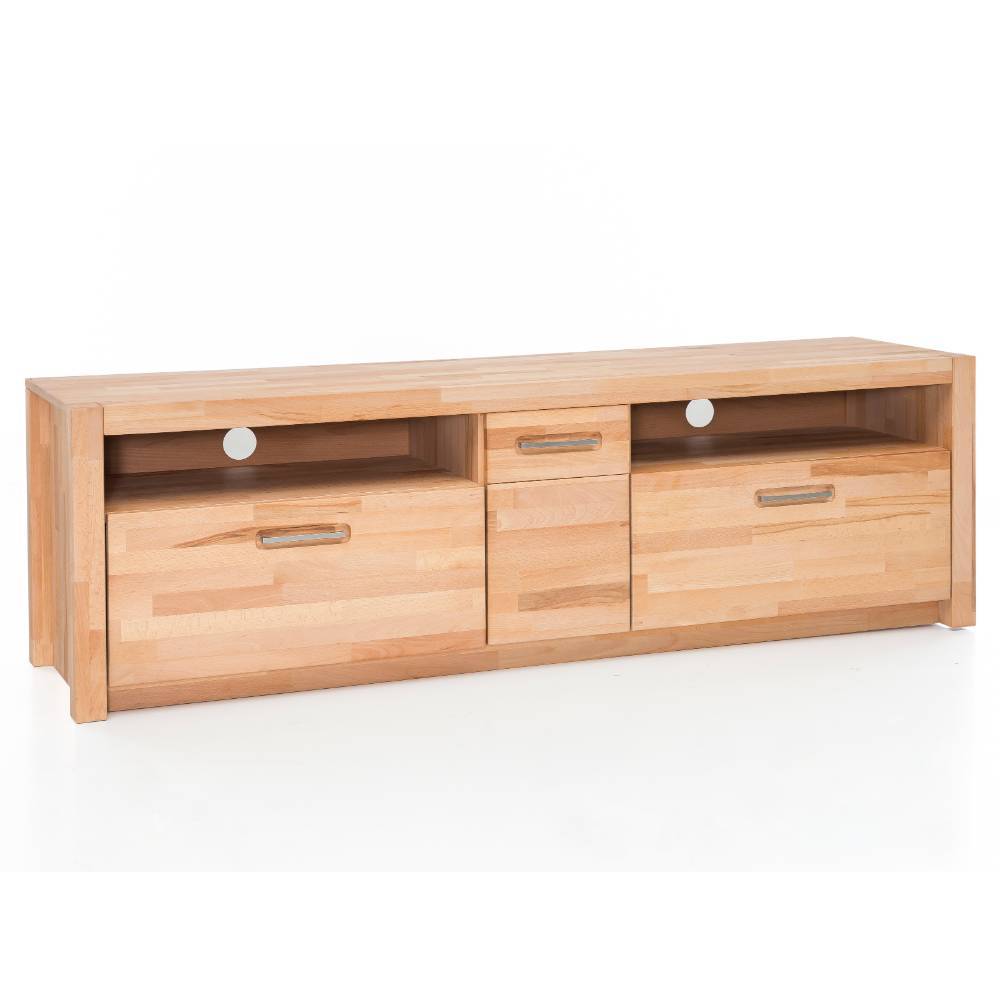 Fernsehlowboard Jameson aus Kernbuche Massivholz 185 cm breit