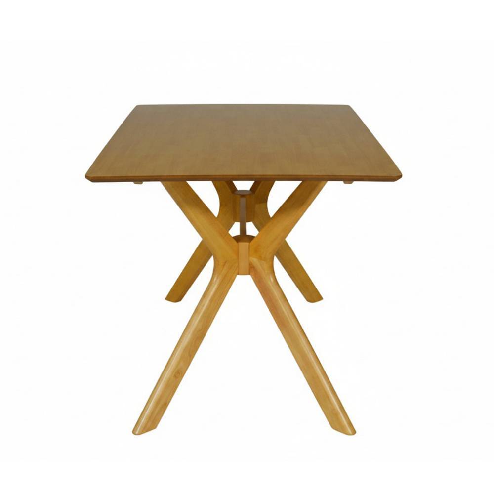 Esstisch Julya im Skandi Design mit Massivholzplatte