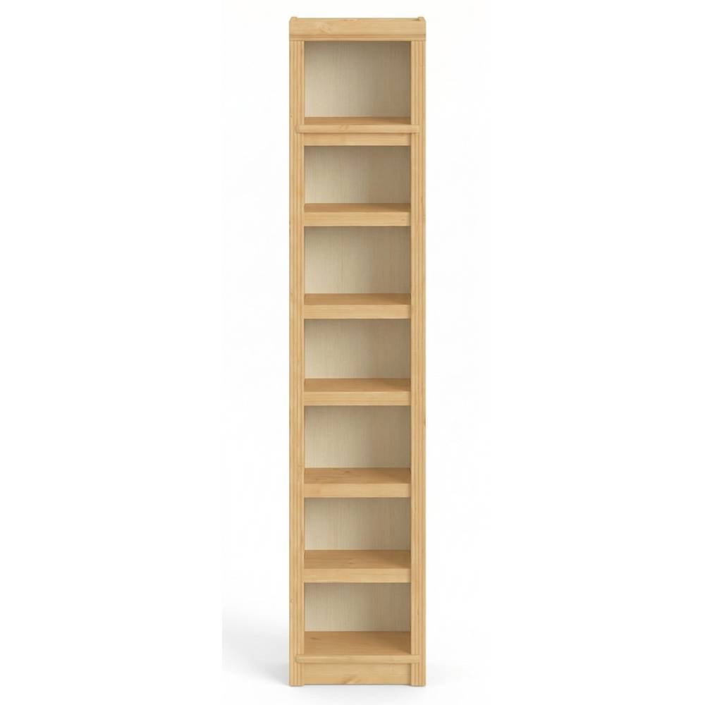 Wohnzimmer Regal Claros aus Kiefer Massivholz mit sechs Einlegeböden