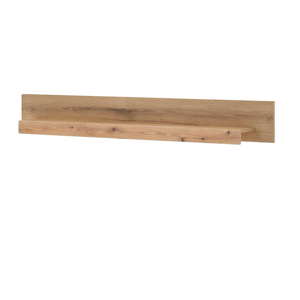 Anbauwand Cemutra in modernem Design - Eichefarben (vierteilig)