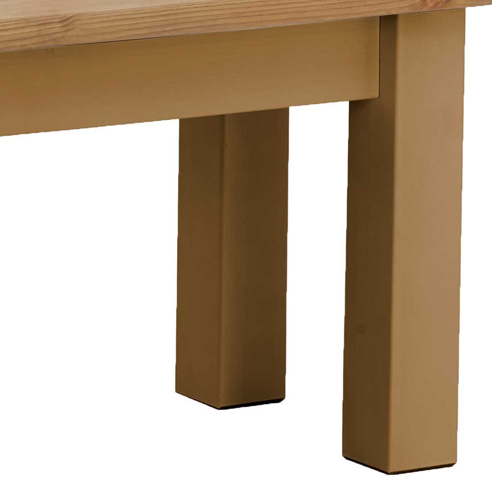 Holzbank Stiva im Landhausstil aus Kiefer Massivholz