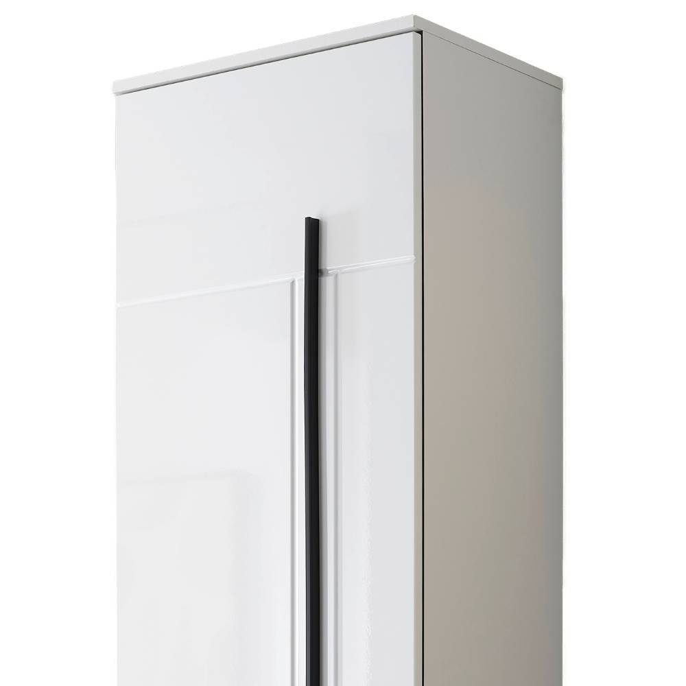 Dielenschrank Fricossa in Weiß Hochglanz