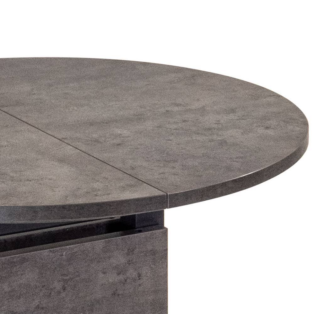 Ausziehtisch Falco in Beton Grau höhenverstellbar