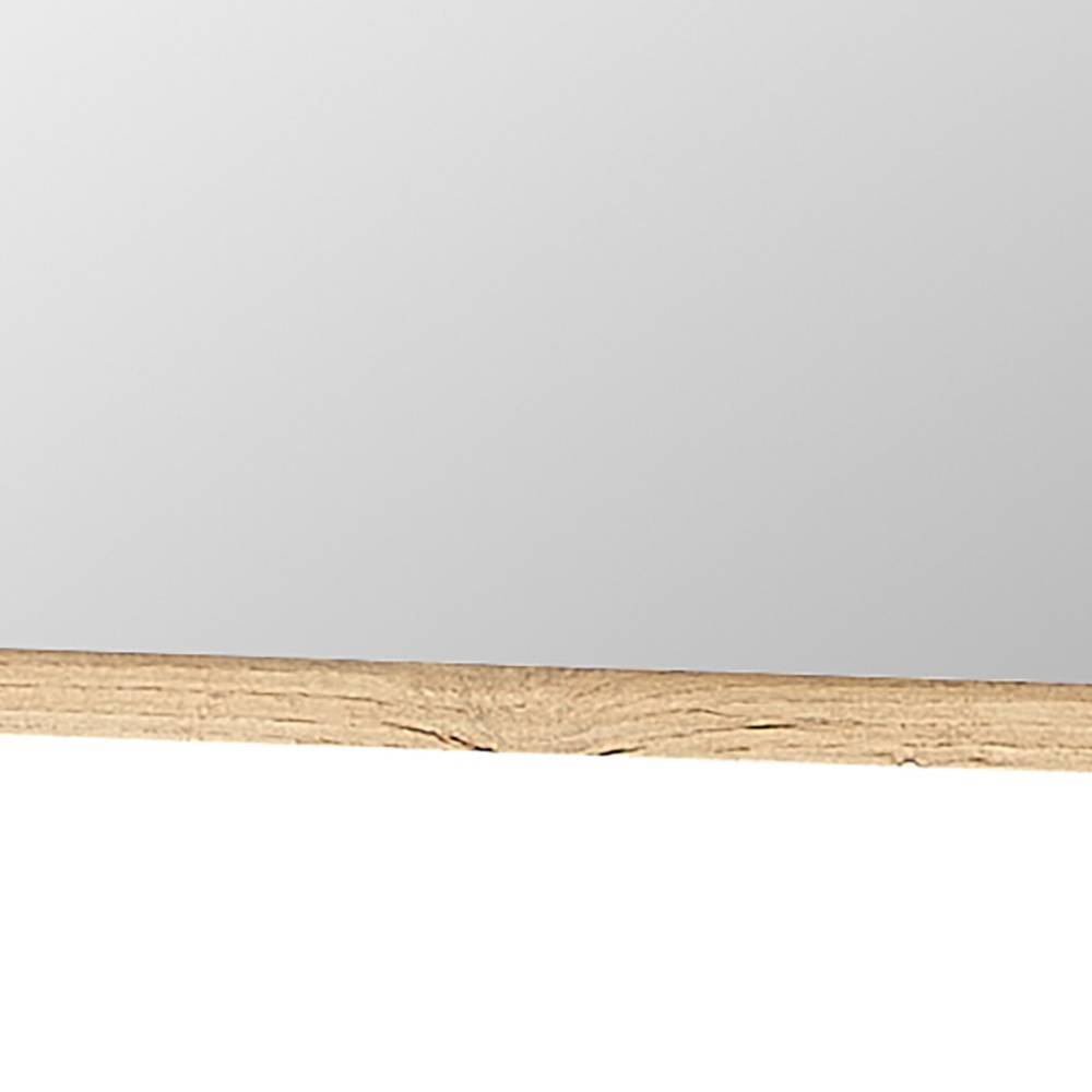 Wandspiegel Alamo in Altholz Optik 80 cm breit