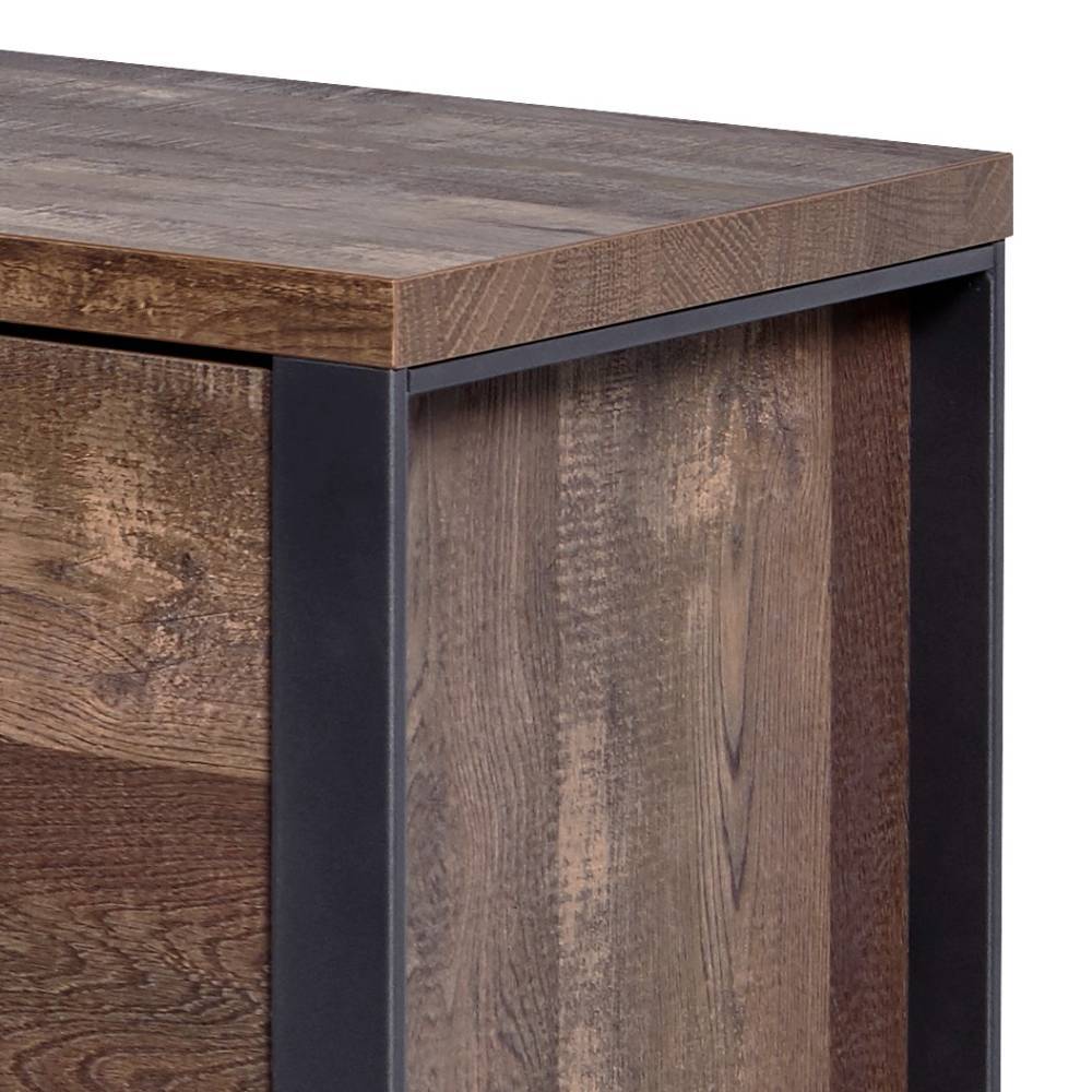 Sidebord Laraina im Industry und Loft Stil mit Bügelgestell aus Metall