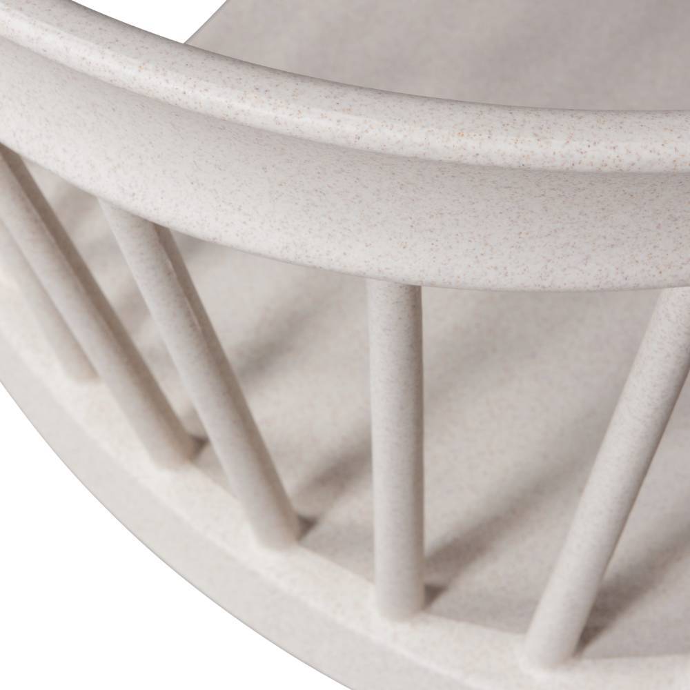 Gartenstuhl Futura aus Kunststoff in Offwhite (2er Set)