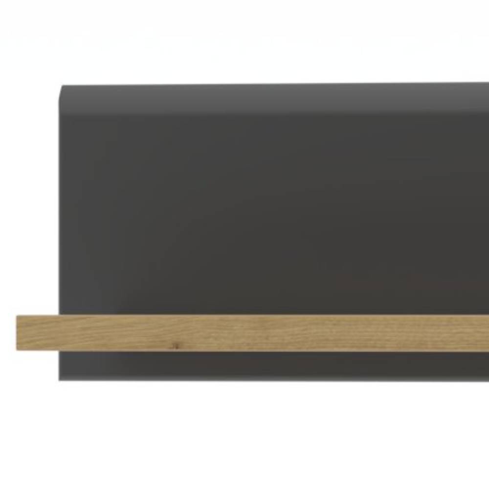 Wandboard Yarisis in Dunkelgrau und Wildeichefarben