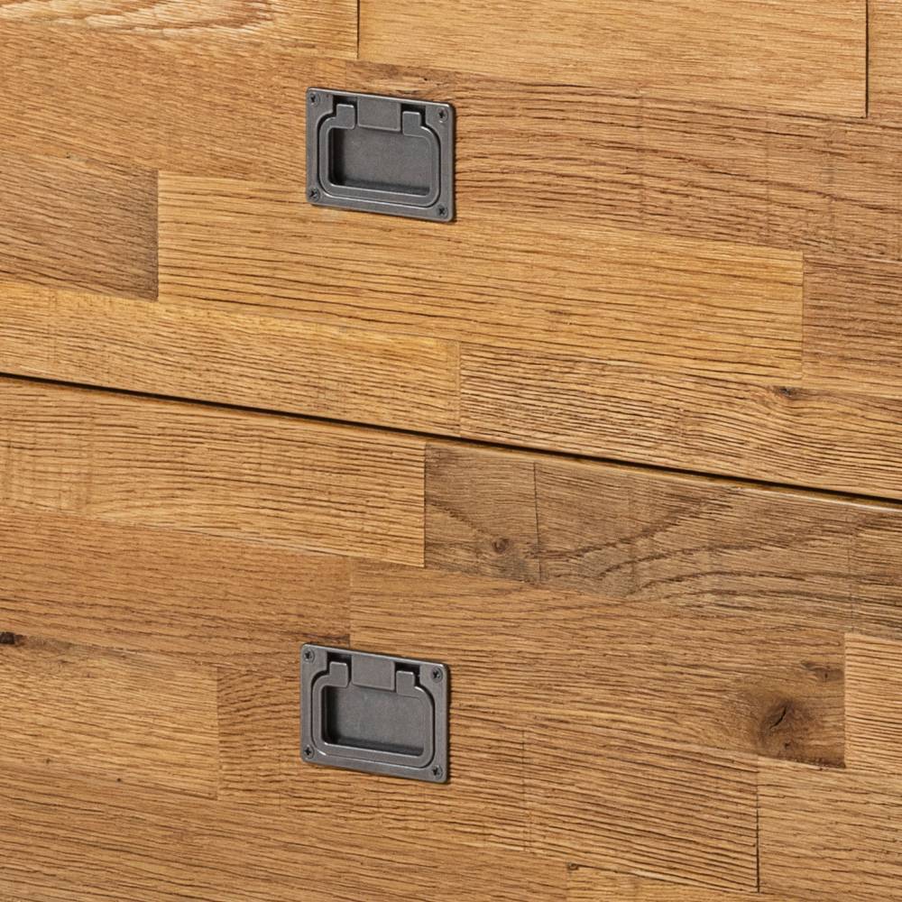 Kommode Landons aus Eiche Massivholz im Industry und Loft Stil