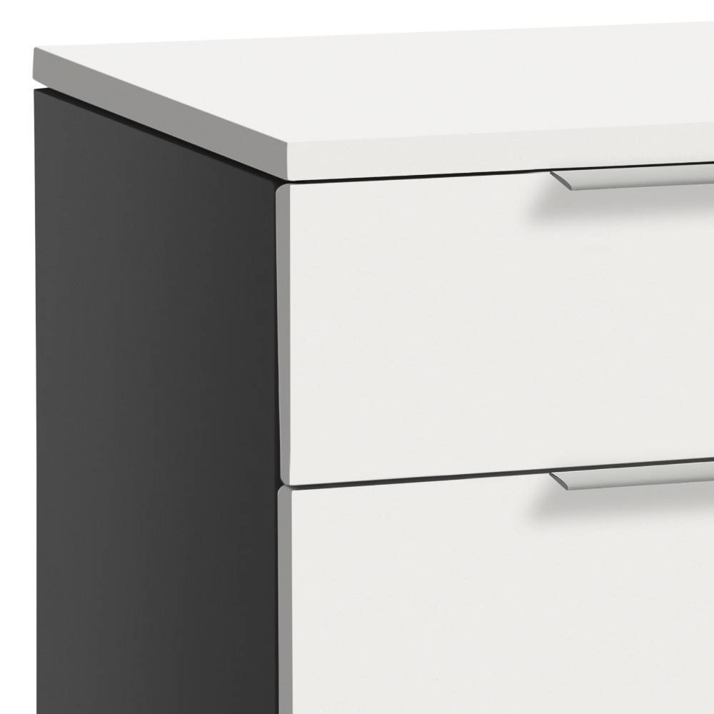 Große Kommode Lordun in modernem Design mit acht Schubladen