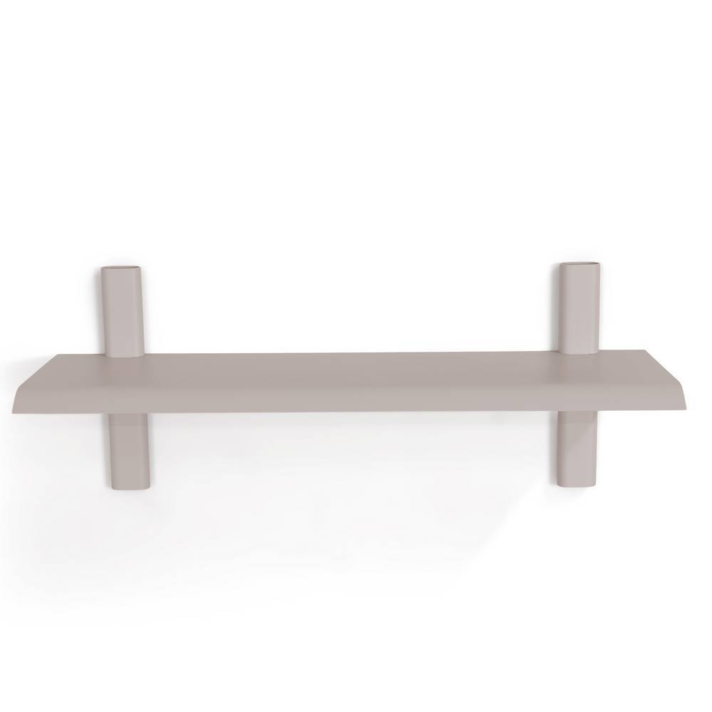 Metall Regal Sharina in Taupe und modernem Design